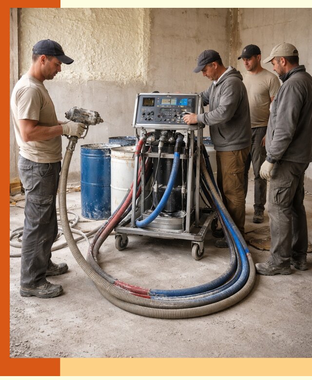 Аренда установки для напыления ППУ в Горячем Ключе на выгодных условиях